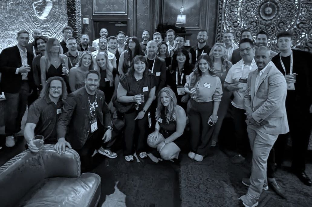 About 35 YCL members together at YCL After Dark, our annual Vegas meetup during Channel Partners Expo, 2026