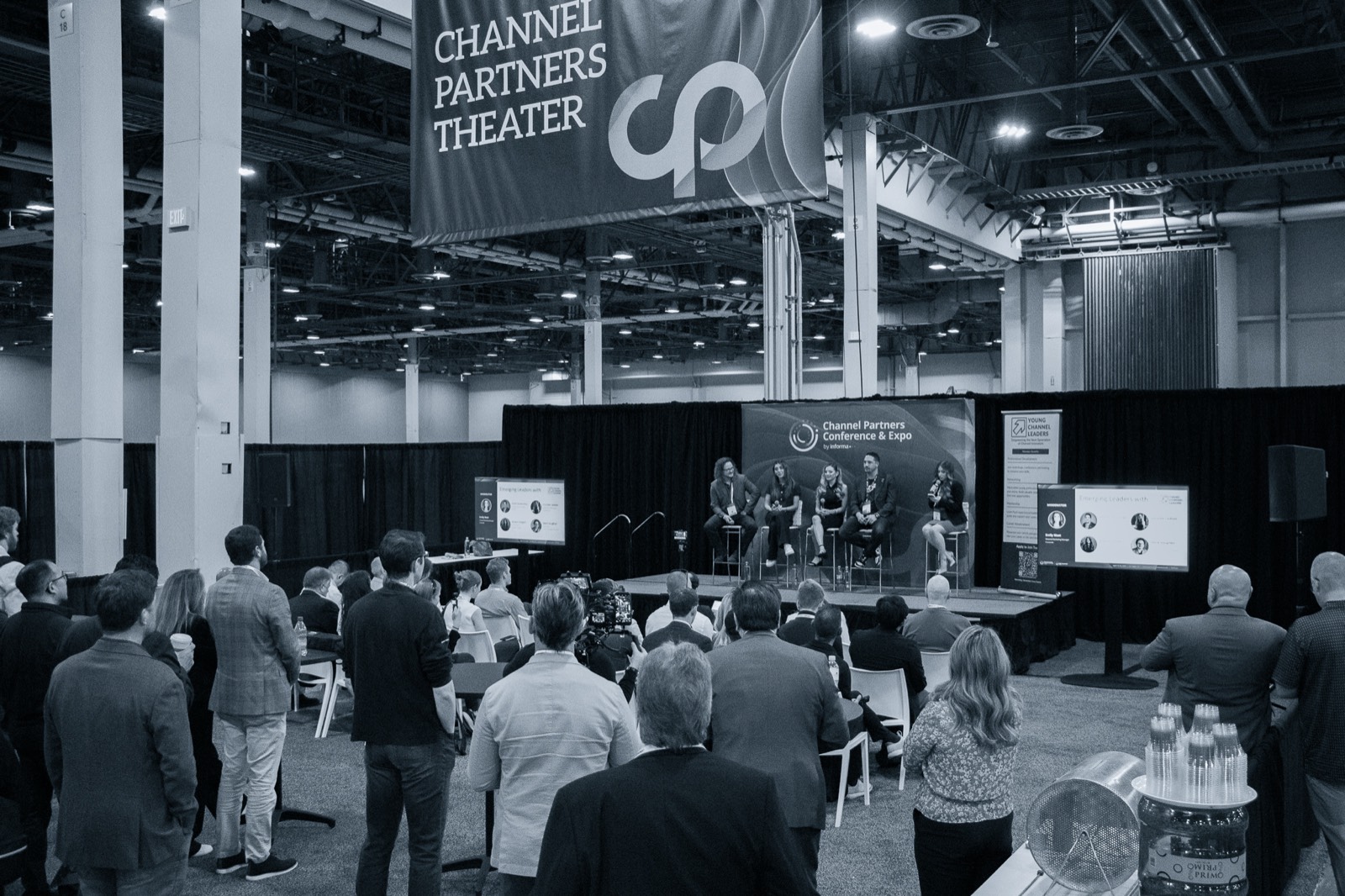 YCL panel on the Channel Partners Theater stage, Las Vegas, April 2026